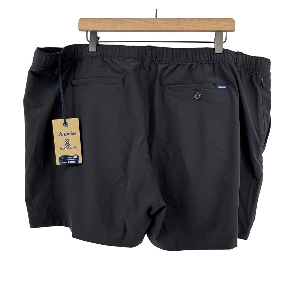 Chubbies Everywear Performance Short 4" Black Midnight Adventures Men 3XL New - Picture 3 of 7